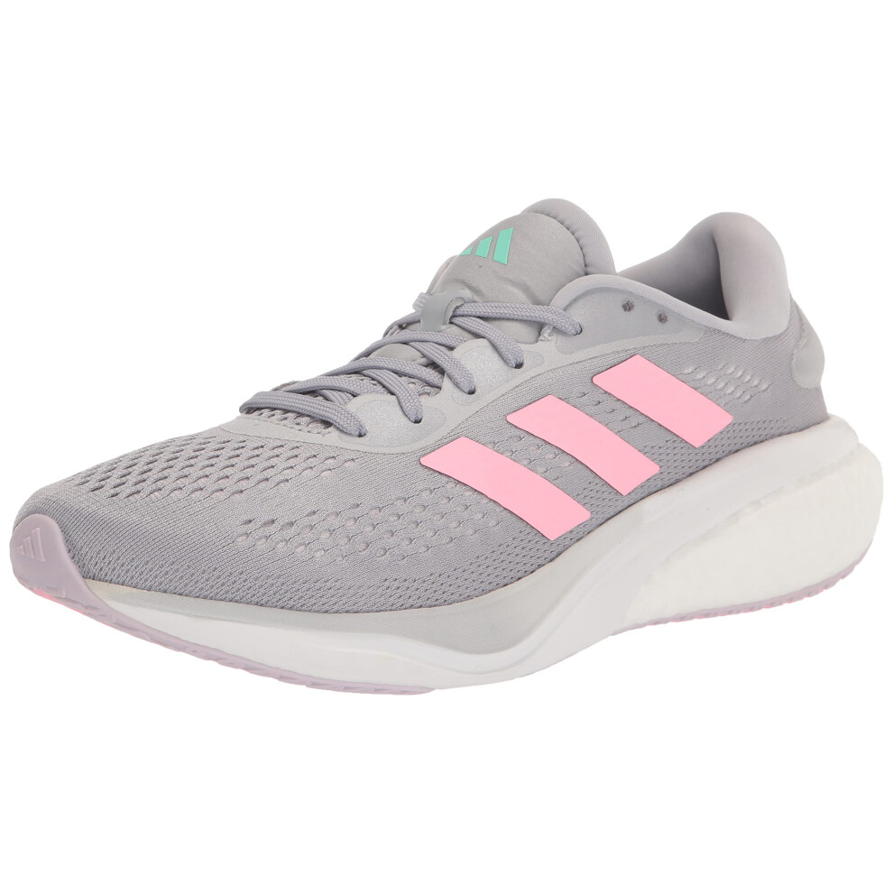 adidas Women's Supernova 2 Sneaker  Halo Silver/Beam Pink/Silver Dawn