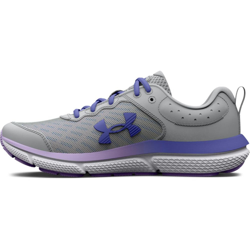 Under Armour Girls' Grade School Assert 10  (100) Mod Gray/Nebula Purp