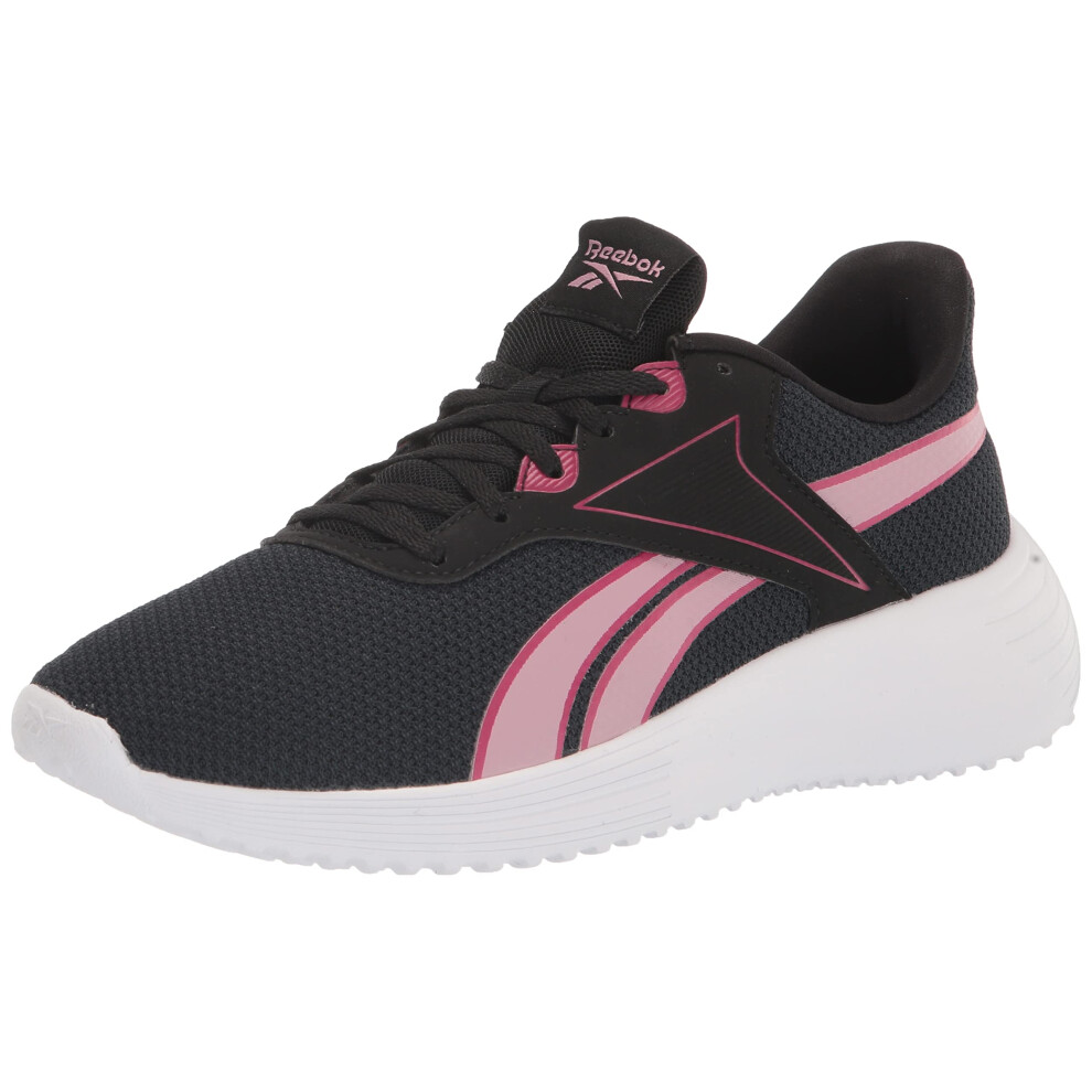 Reebok Women's Lite 3.0 Running Shoe  Black/Infused Lilac/White  7.5