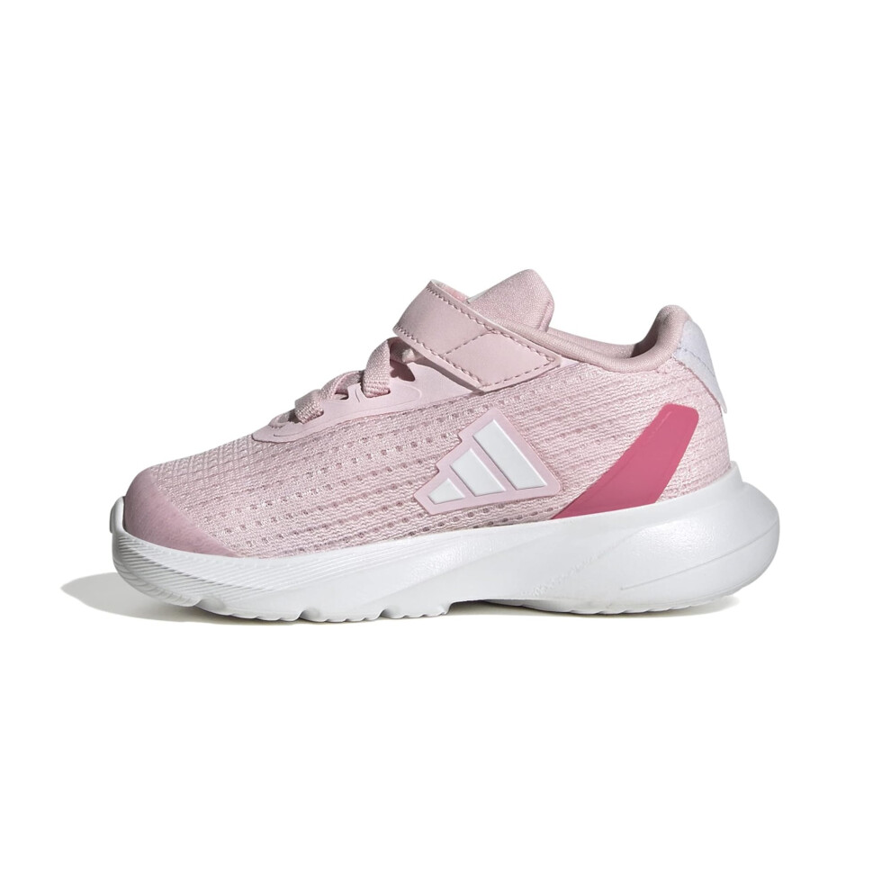 adidas Duramo SL Elastic Lace Sneaker  Clear Pink/White/Pink Fusion  6