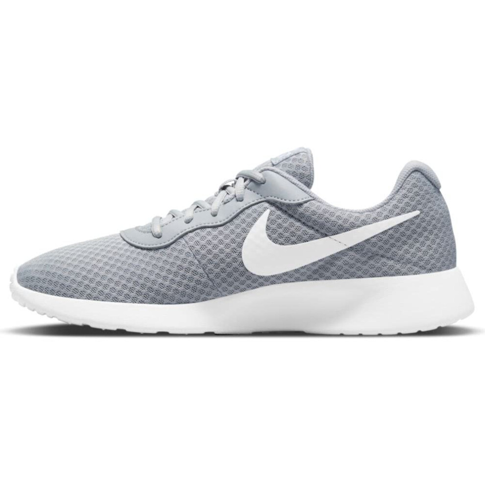 Nike Men's Low-Top Sneaker  Wolf Grey White Barely Volt Black  12