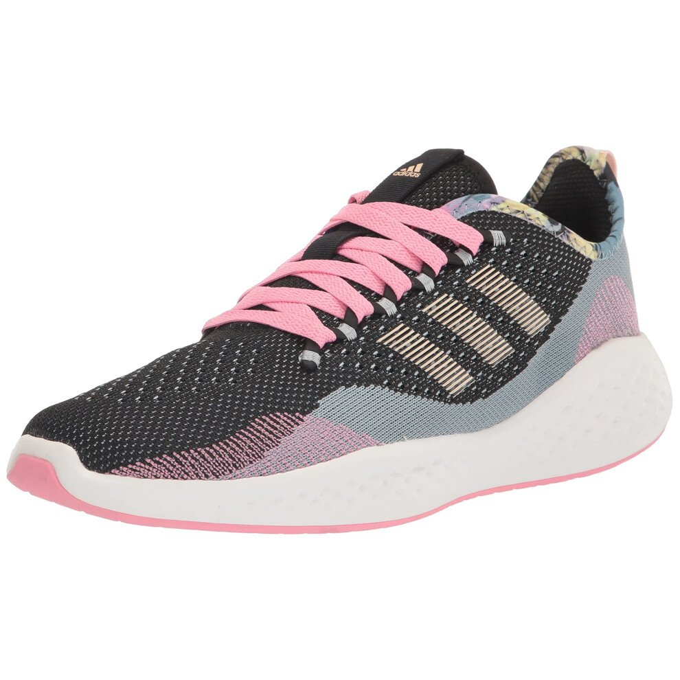 adidas Women's Fluidflow 2.0 Running Shoe  Core Black/Bliss Orange/Bli