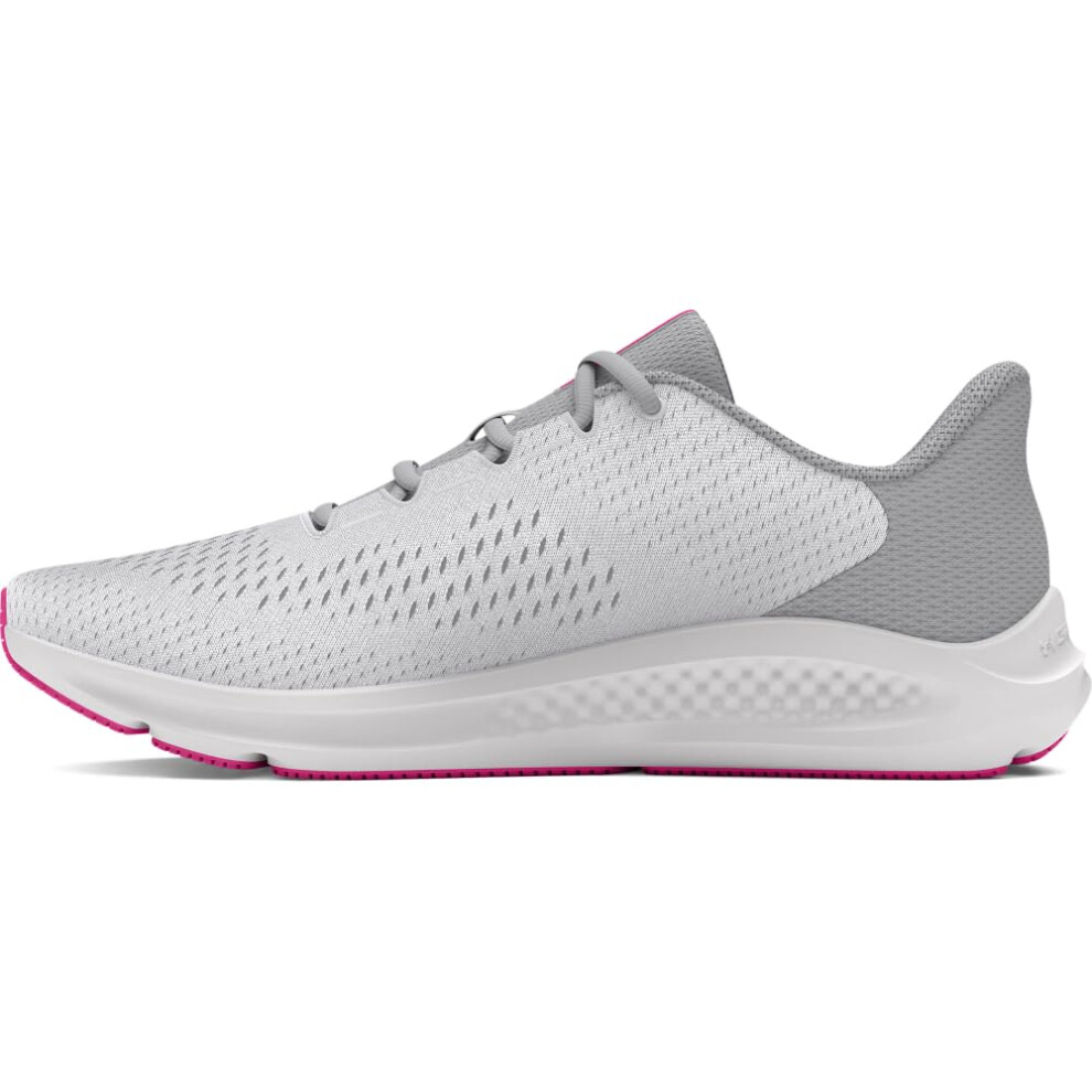 Under Armour Women's Charged Pursuit 3 Big Logo  (106) Halo Gray/Mod G