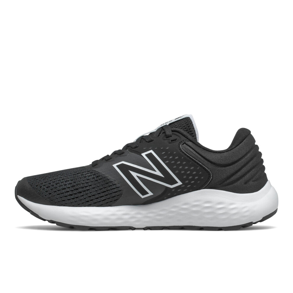 New Balance Women's 520 V7 Running Shoe  Black/White  8 Wide