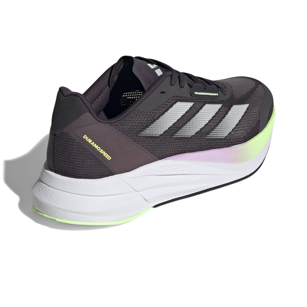 adidas Women's Duramo Speed Sneaker  Aurora Black/Zero Metallic/Black