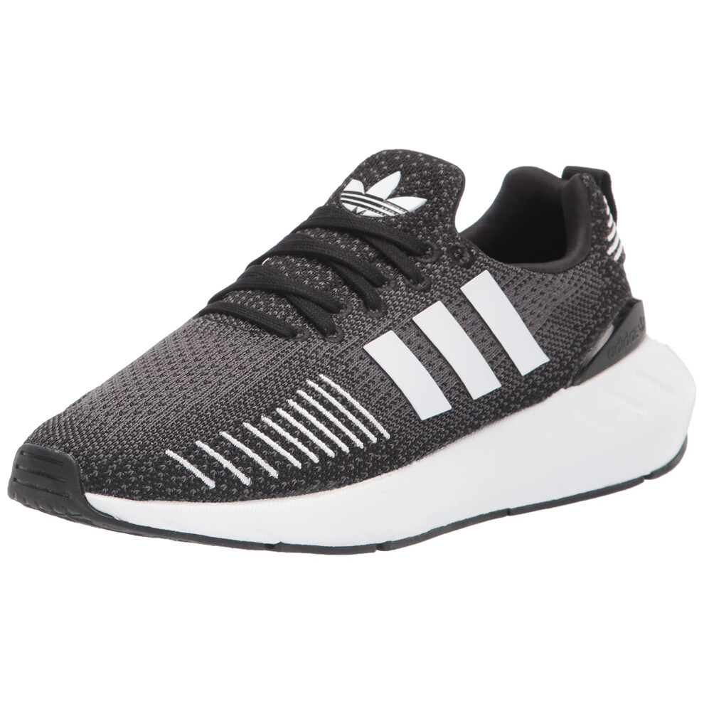 adidas Women's Swift Run 22 Sneaker  Black/White/Grey  6