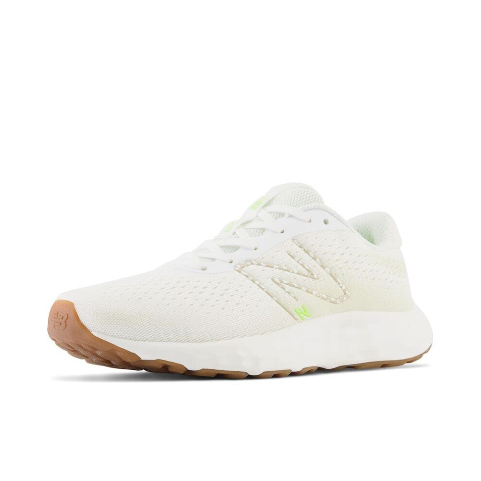 New Balance Women's 520 V8 Running Shoe  White/Timberwolf  8 Wide