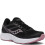 Saucony γυναικείες Cohesion 14 Παπούτσια Δρόμου, Μαύρο/Ροζ, 7.5 Wide US 5