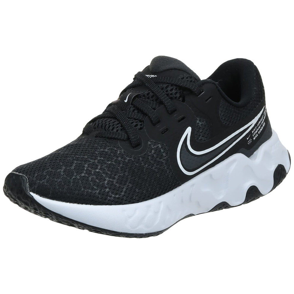 Nike Women's Stroke Running Shoe  Black White Dk Smoke Grey  7.5 US