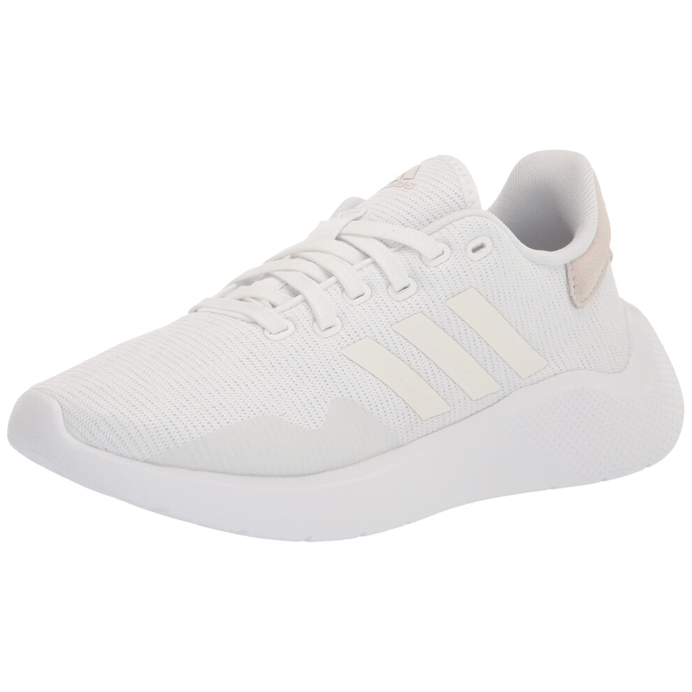 adidas Women's Puremotion 2.0 Sneaker  White/White/Zero Metallic  8