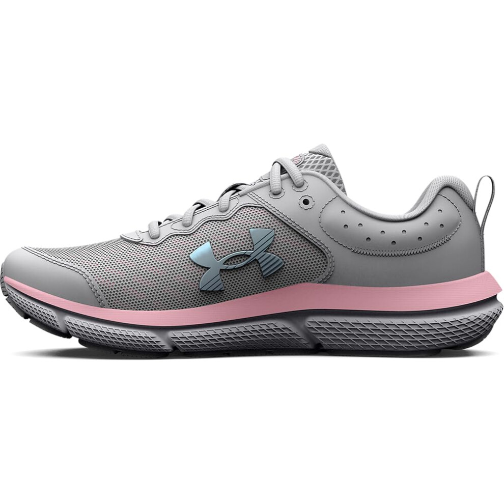 Under Armour Girls' Grade School Assert 10  (102) Halo Gray/Pink Sugar