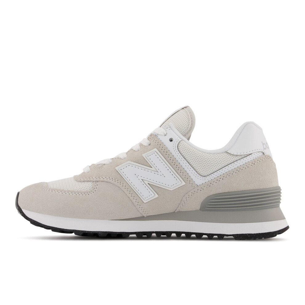 New Balance Women's 574 Core Sneaker  Nimbus Cloud/White  6 Wide