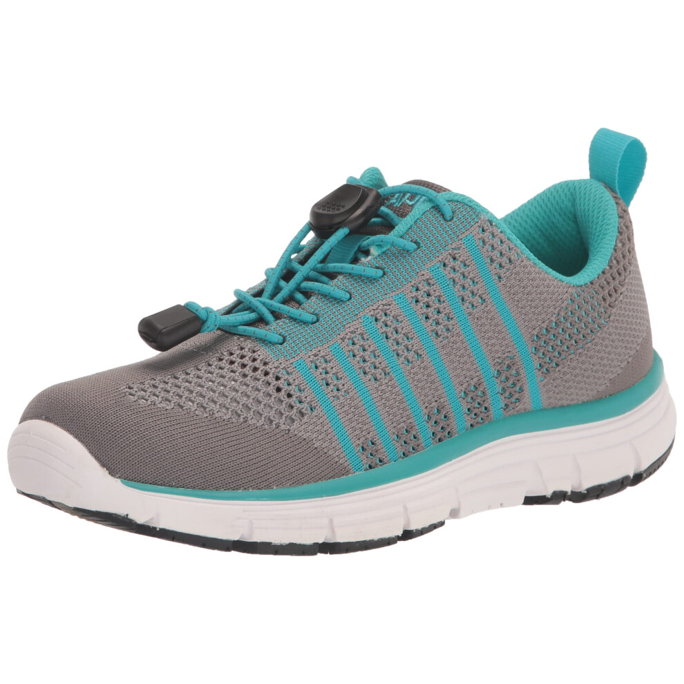 Apex Women's Breeze Athletic Knit Running Shoe Sneaker  Grey  6 Extra