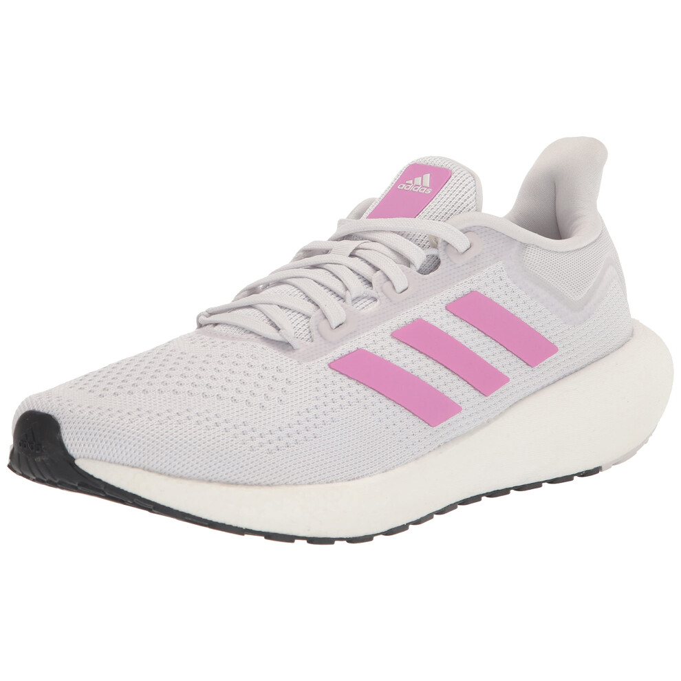 adidas Women's Pureboost 22 Running Shoe  Dash Grey/Pulse Lilac/Black