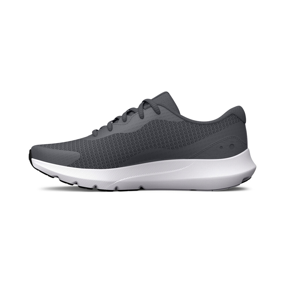 Under Armour Womens Surge 3 Running Shoe  (103) Pitch Gray/White/Ceris