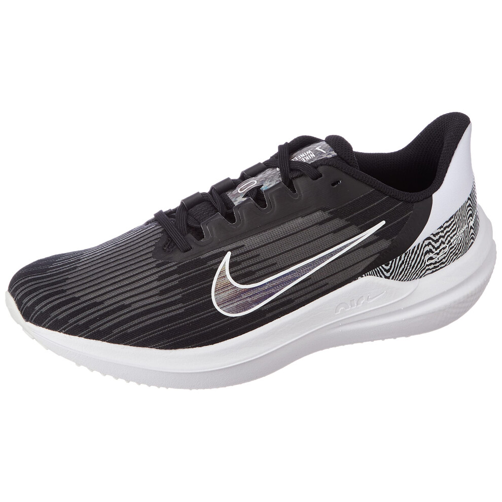 Nike Women's Low-Top Sneakers  Black White  8.5