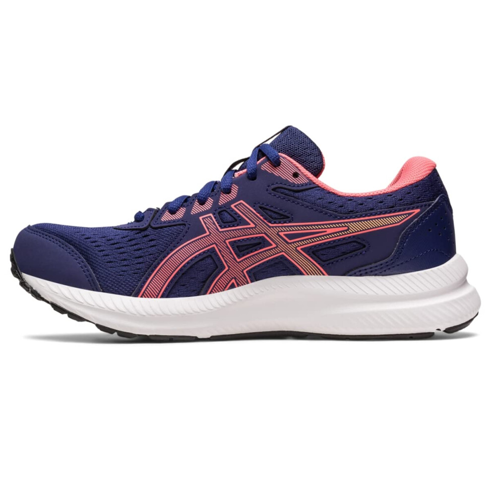 ASICS Women's Gel-Contend 8 Running Shoes  7  Indigo Blue/Papaya