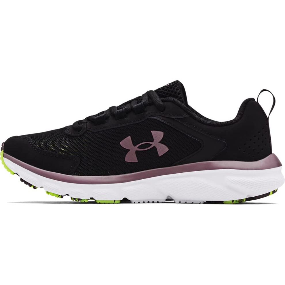 Under Armour Women's Charged Assert 9 Marble  Black (002)/White  9.5 M