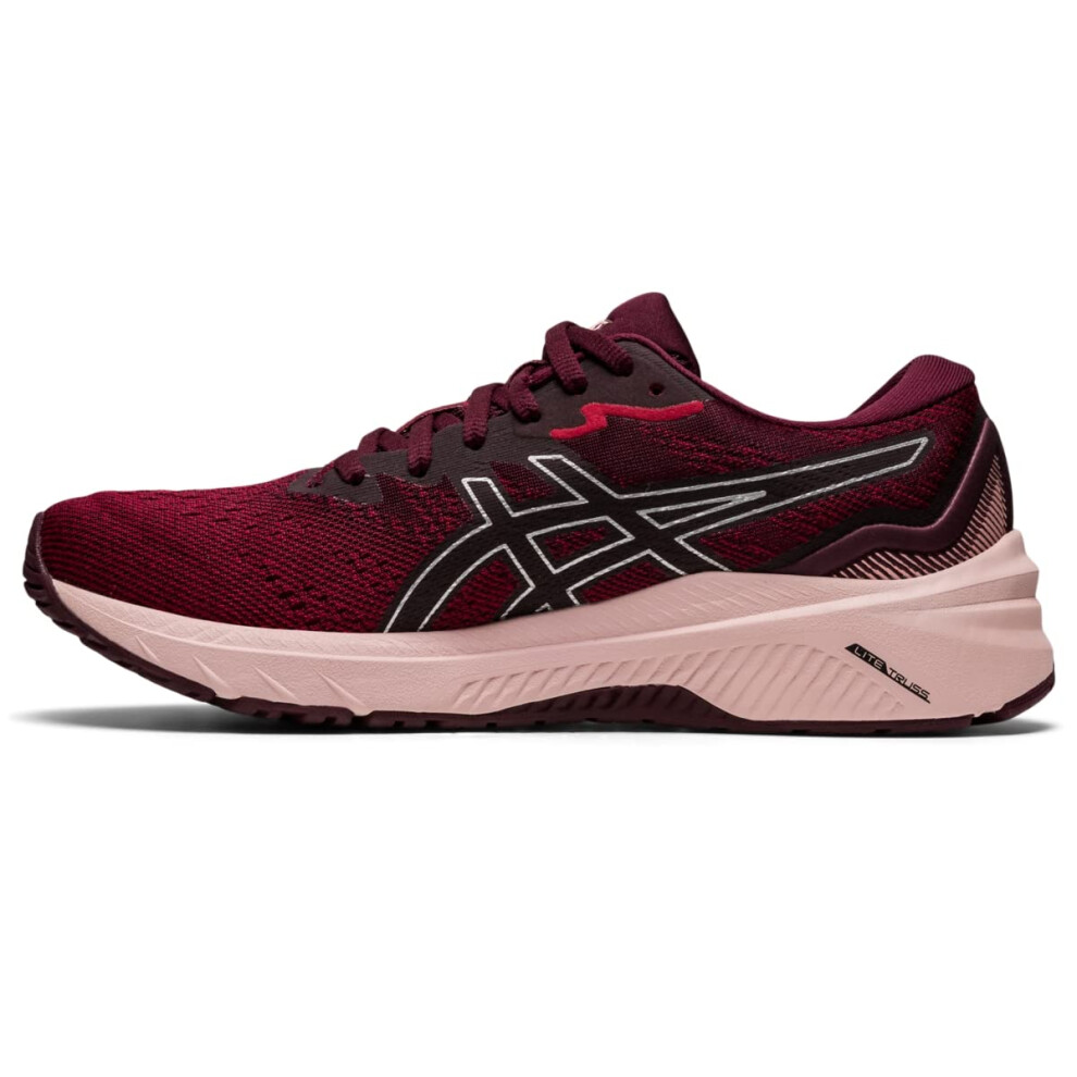 ASICS Women's GT-1000 11 Running Shoes  7.5  Cranberry/Pure Silver