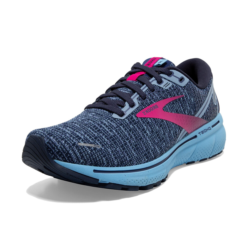 Brooks Women's Ghost 14 Neutral Running Shoe - Peacoat/Blissful Blue/F