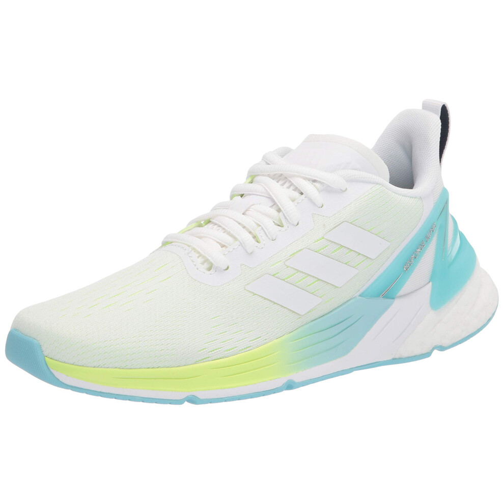 adidas Women's Response Super Running Shoe  White/White/Yellow  9.5