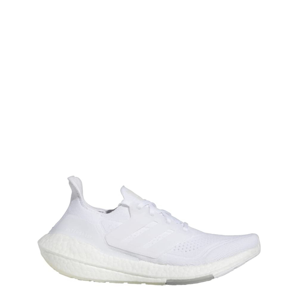 adidas Women's Ultraboost 21 Running Shoes  White/White/Grey  10