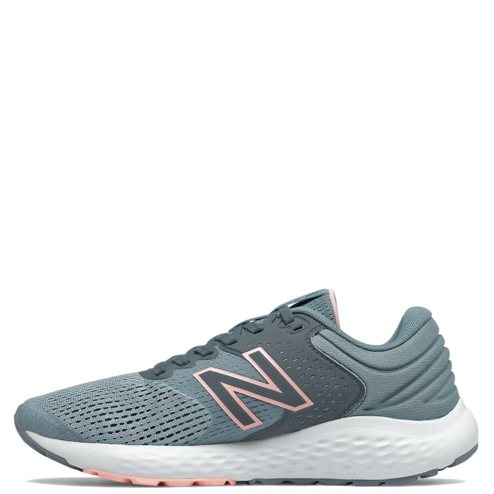 New Balance Women's 520 V7 Running Shoe  Grey/Silver/Teal  8.5