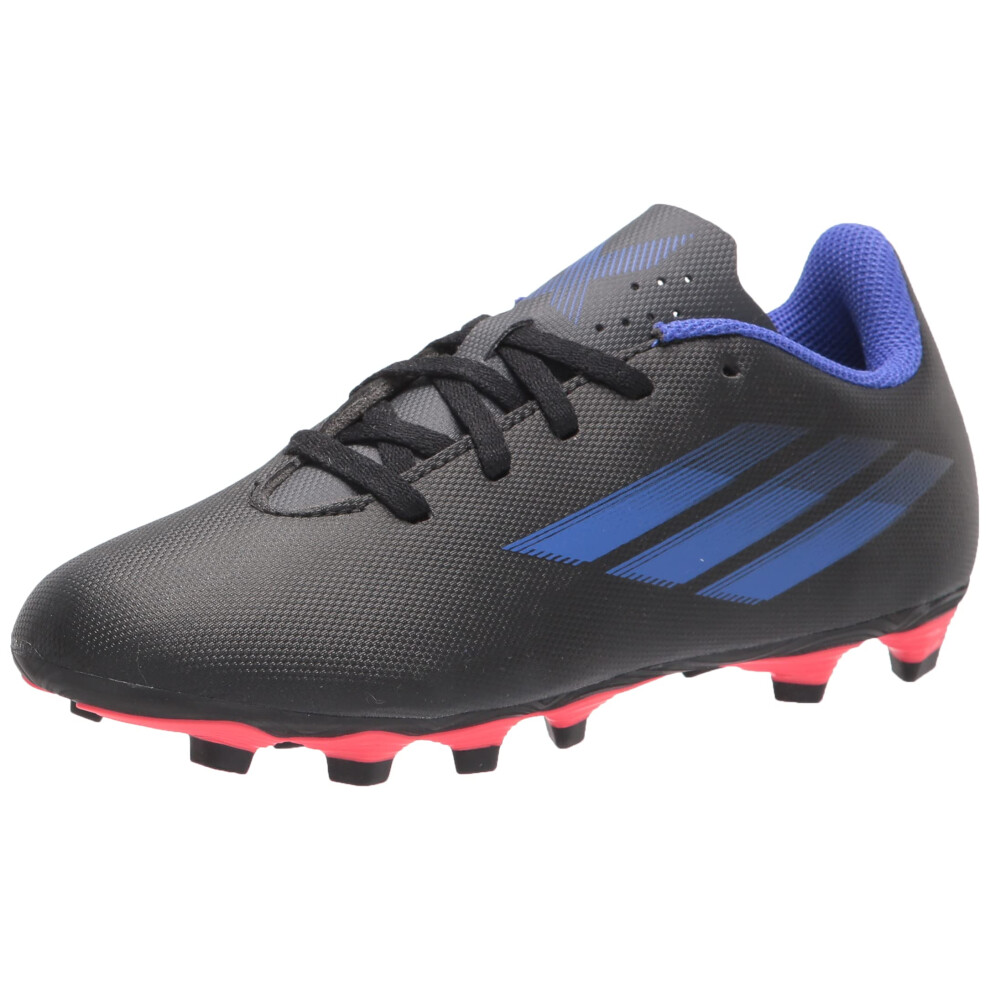 adidas X Speedflow.4 Flexible Ground Soccer Shoe  Black/Sonic Ink/Sola