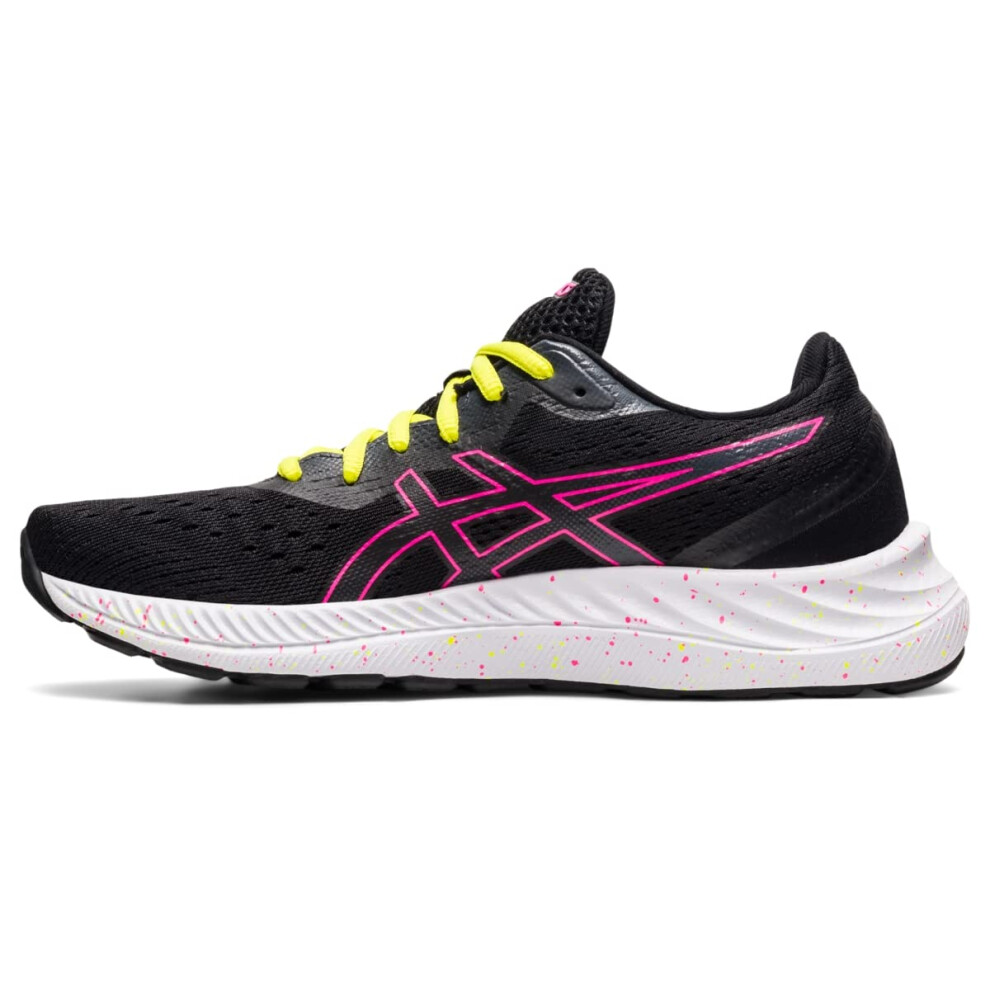 ASICS Women's GEL-EXCITE 8 Running Shoes  9  BLACK/HOT PINK