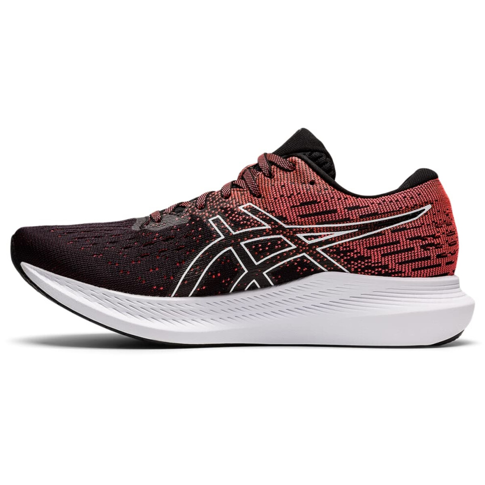 ASICS Women's EvoRide 2 Running Shoes  8  Black/Blazing Coral