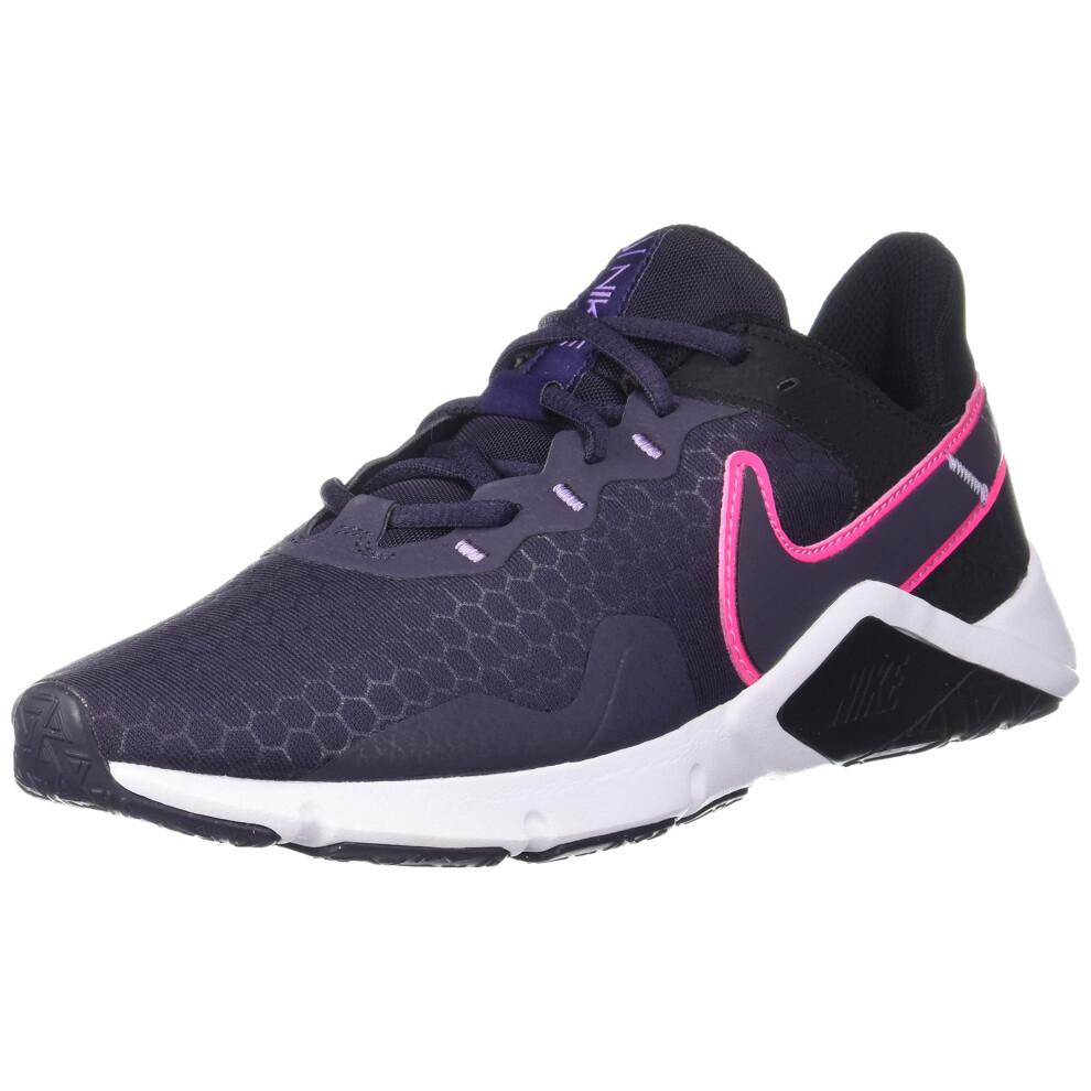 Nike Women's Gymnastics Sneaker  Black Hyper Pink Cave Purple Lilac  8