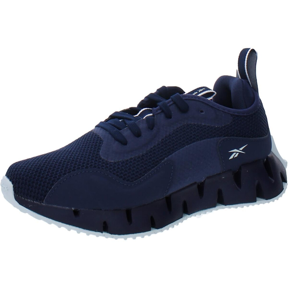 Reebok Women's Zig Dynamica Sneaker  Vector Navy/Glass Blue  6.5