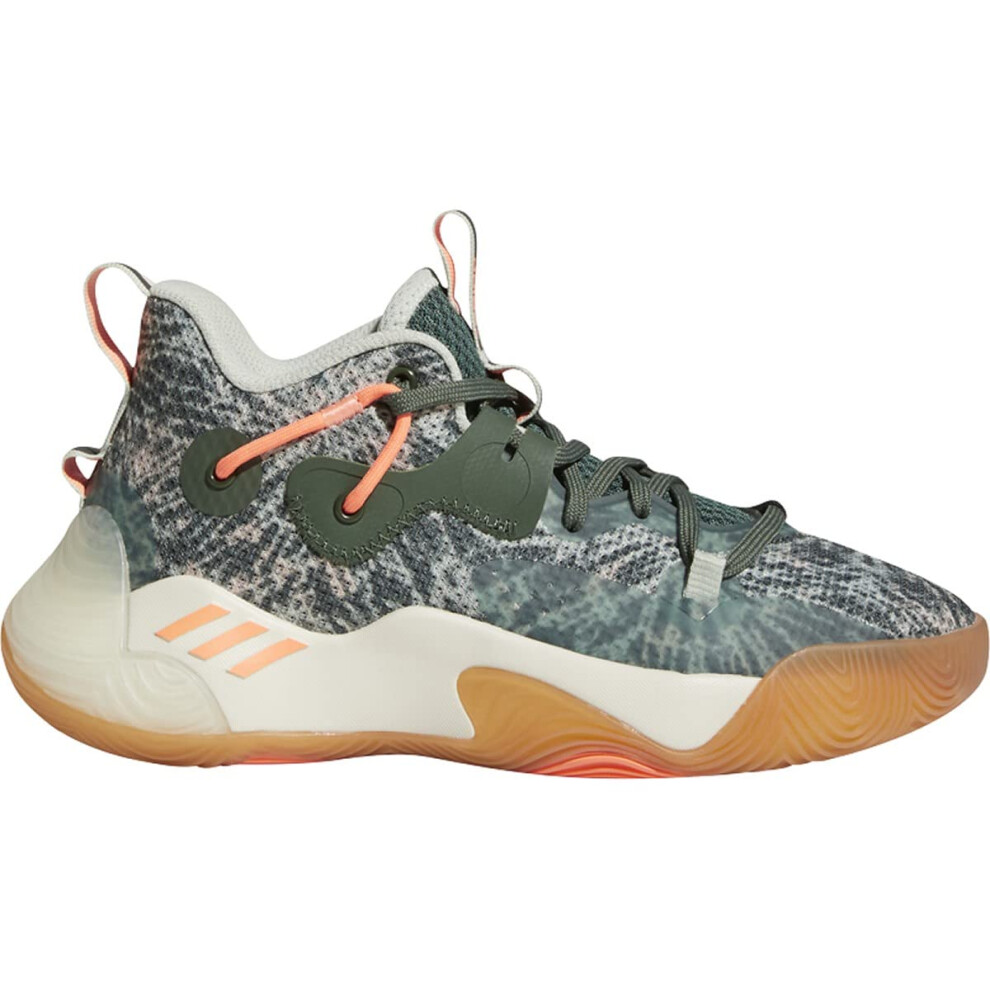 adidas Harden Stepback 3 Basketball Shoe  Green Oxide/Beam Orange/Off