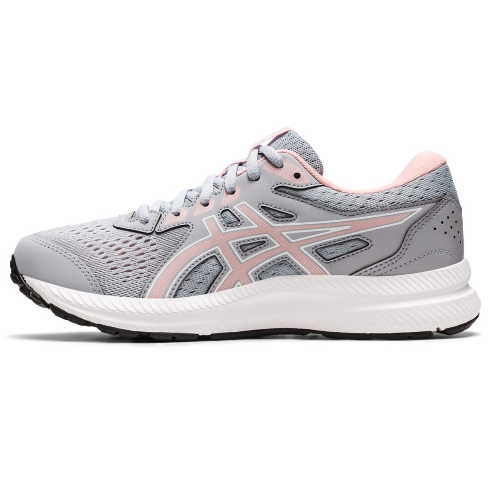 ASICS Women's Gel-Contend 8 Running Shoes  8  Piedmont Grey/Frosted Ro