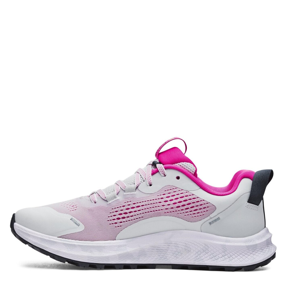 Under Armour Women's Charged Bandit 2  (101) Gray Mist/Rebel Pink/Lime