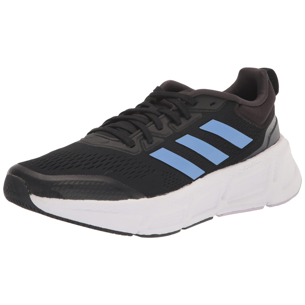 adidas Women's Questar Sneaker  Black/Blue Fusion/Night Metallic  9