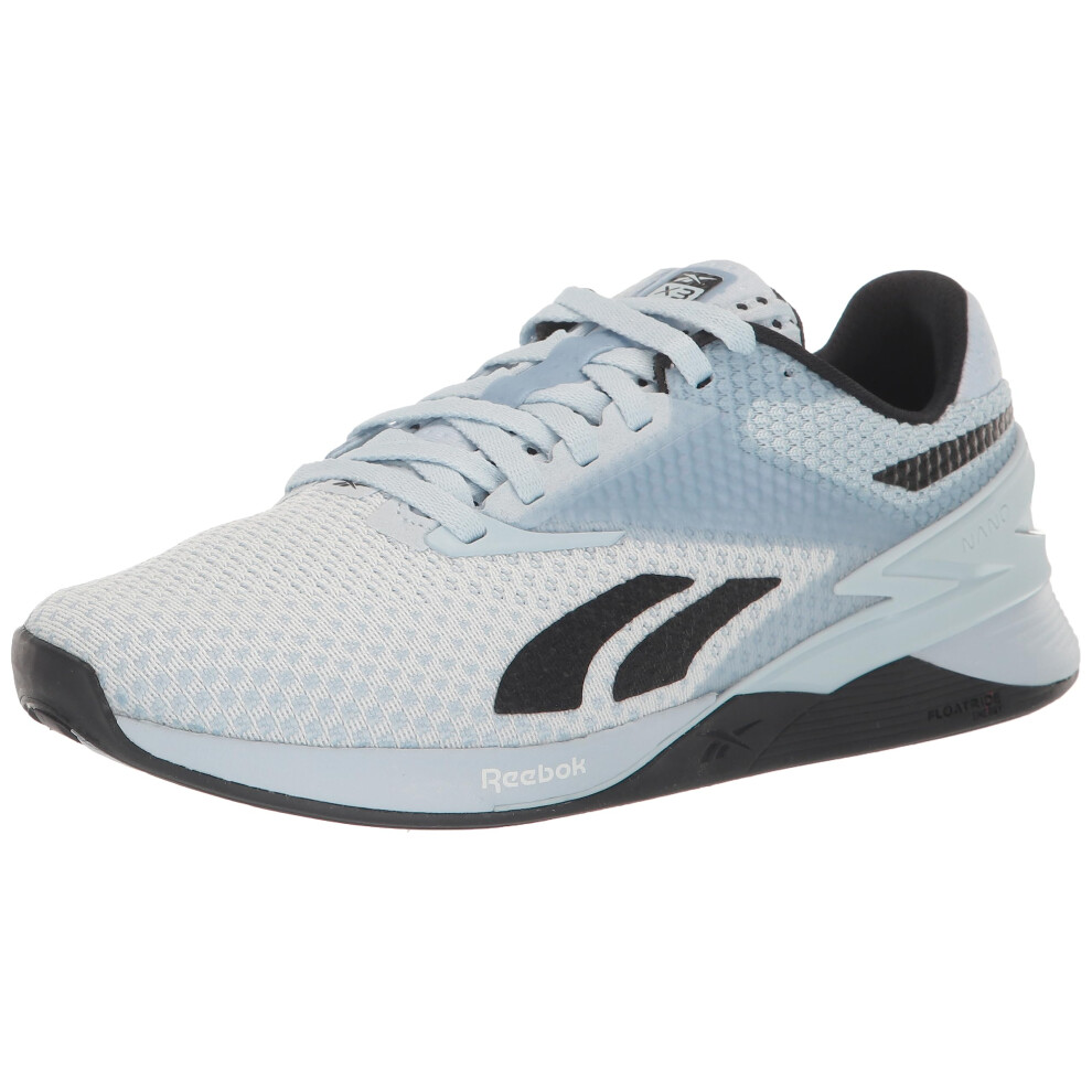 Reebok Women's Nano X3 Traning Sneaker  Feel Good Blue/White/Black  7.