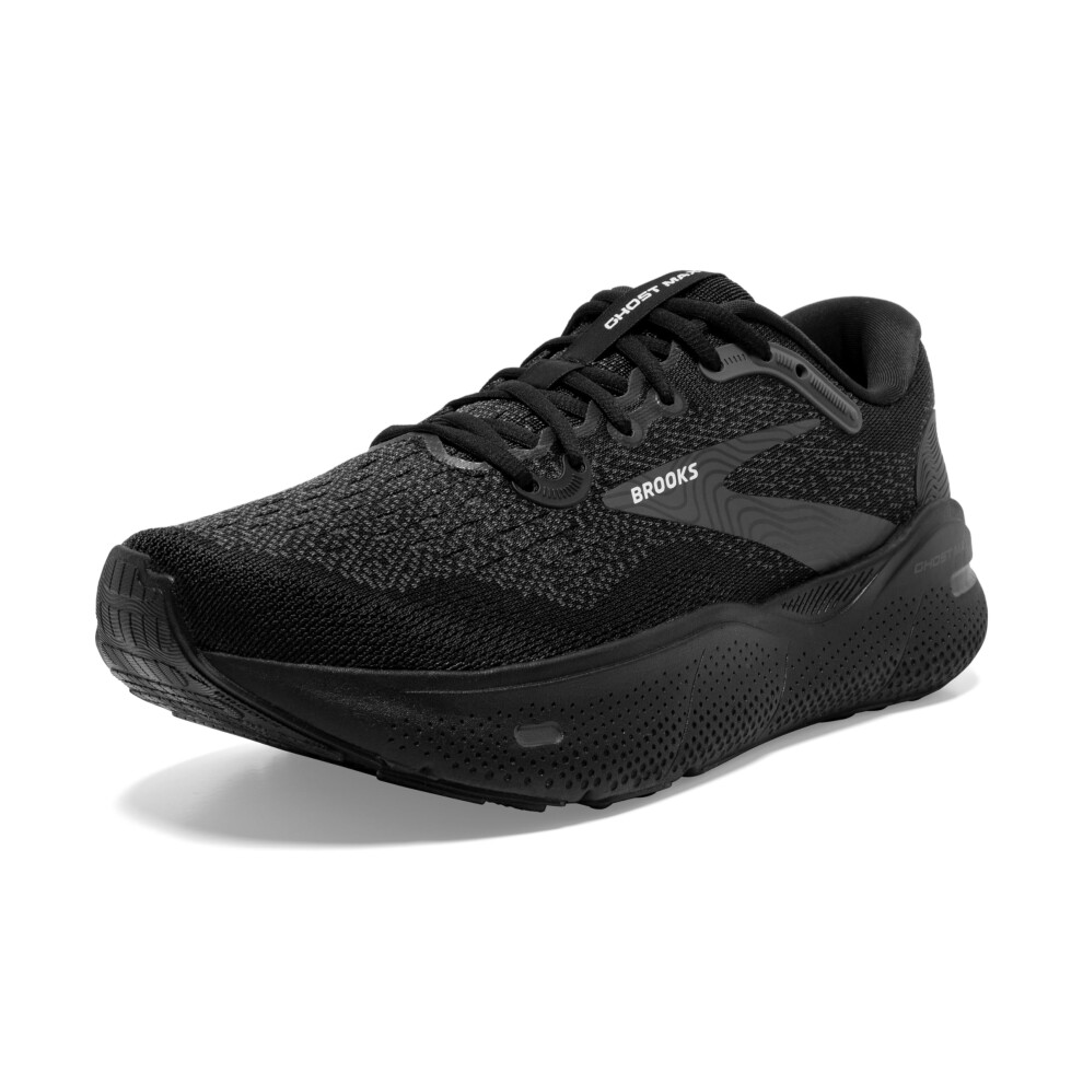 Brooks Womens Ghost Max Cushion Neutral Running & Walking Shoe - Black