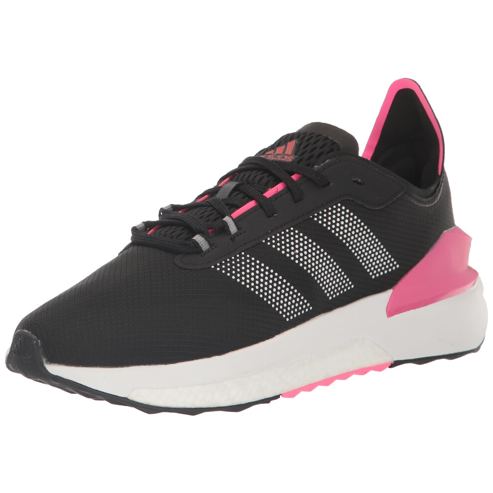 adidas Women's Avryn Sneaker  Core Black/Core Black/Pink Fusion  9