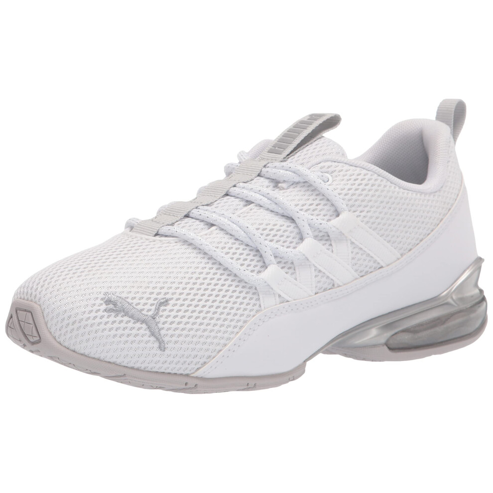 PUMA Women's Riaze Prowl Running Shoe  Mod Swirl White-Silver  10