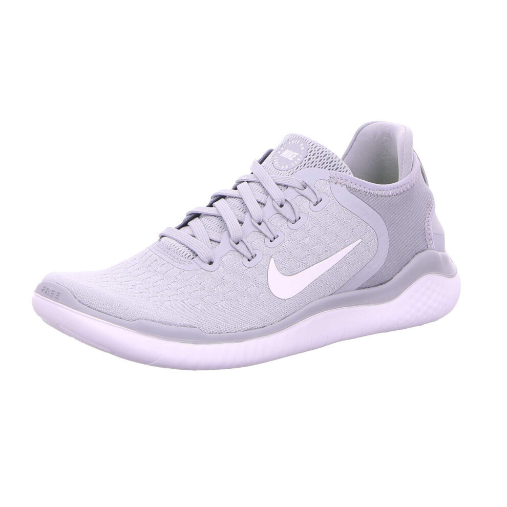 Nike Women's Free RN 2018 Running Shoe (7 M US  Wolf Grey/White/Volt)