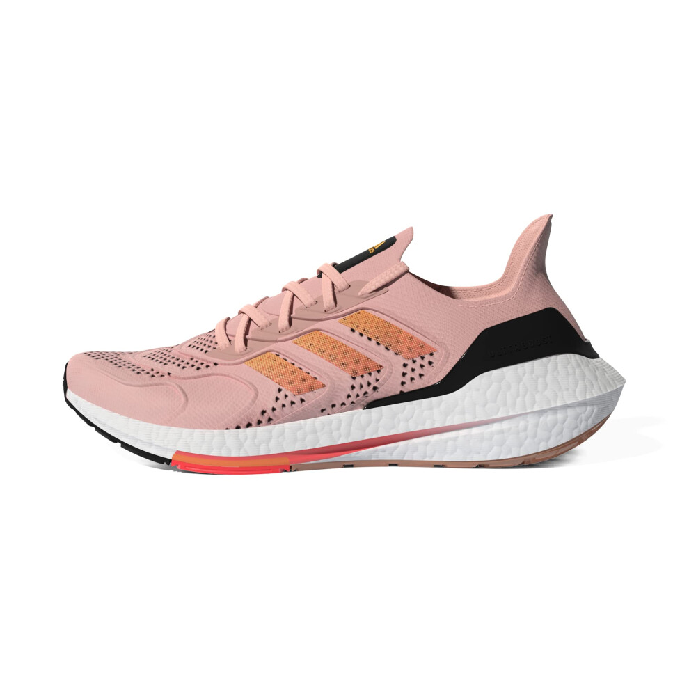 adidas Women's Ultraboost 22 Running Shoe  Light Flash Orange/Flash Or