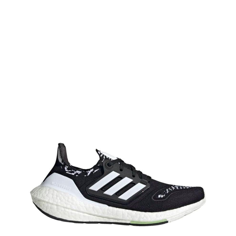 adidas Women's Ultraboost 22 Running Shoes  Black/White/Almost Lime  6