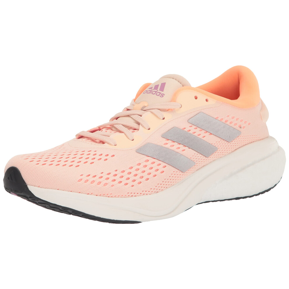 adidas Women's Supernova 2 Running Shoe  Bliss Orange/Silver Metallic/