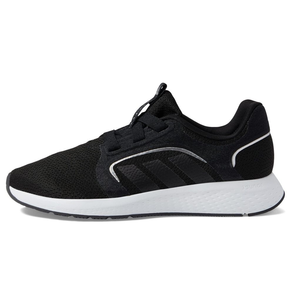 adidas Women's Edge Lux 5 Sneaker  Black/Black/Carbon  8