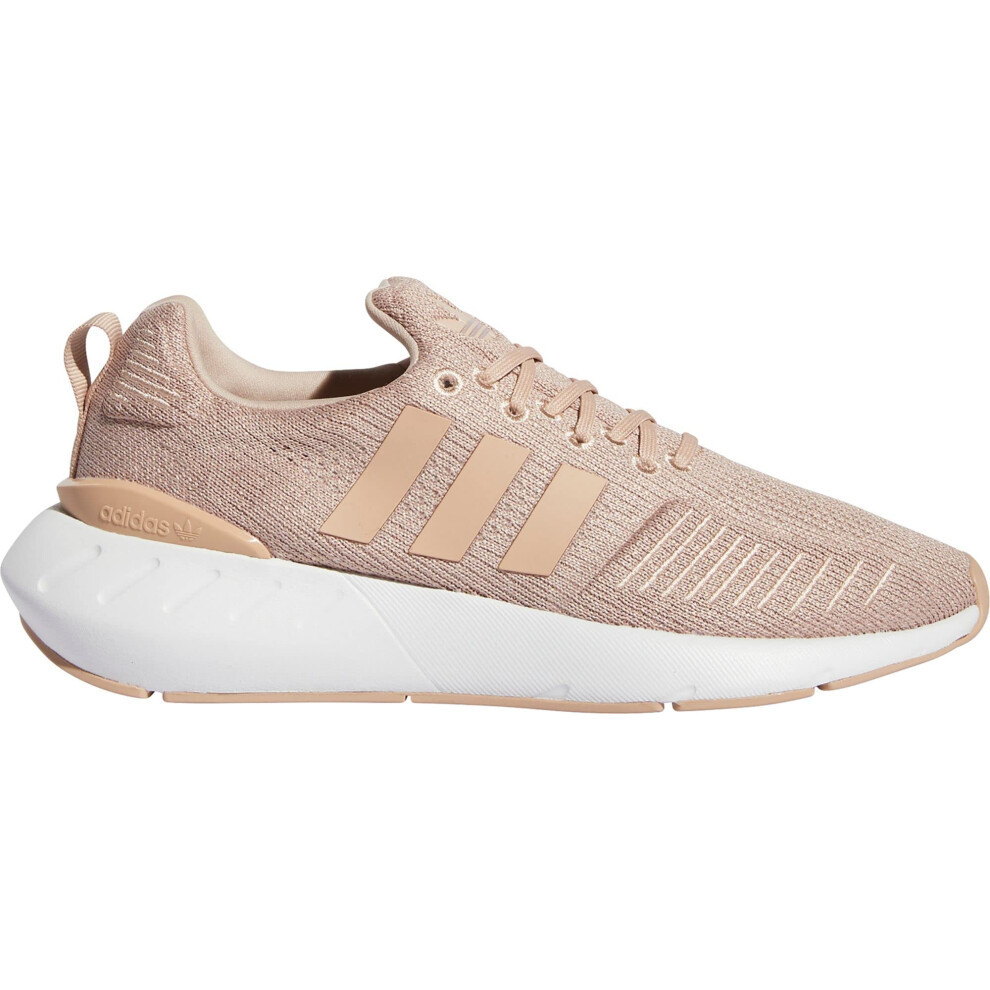 adidas Women's Swift Run 22 Sneaker  Ash Pearl/Ash Pearl/White  7.5 M