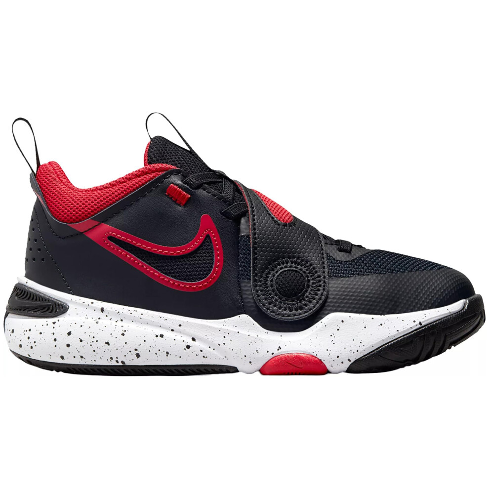 NIKE Team Hustle D 11 (PS) Pre School DV8994-003 (Black/University RED