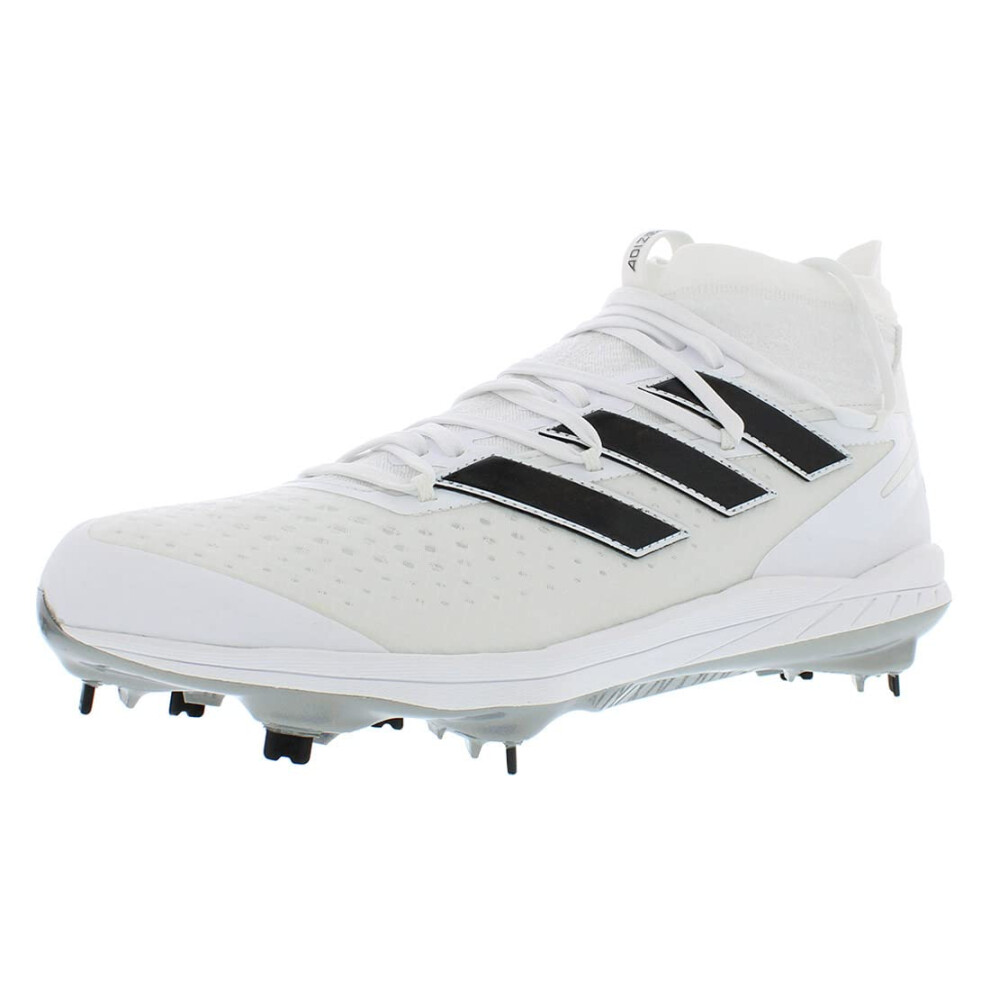 adidas Men's Adizero Afterburner 8 NWV TPU Baseball Cleats  White/Irid