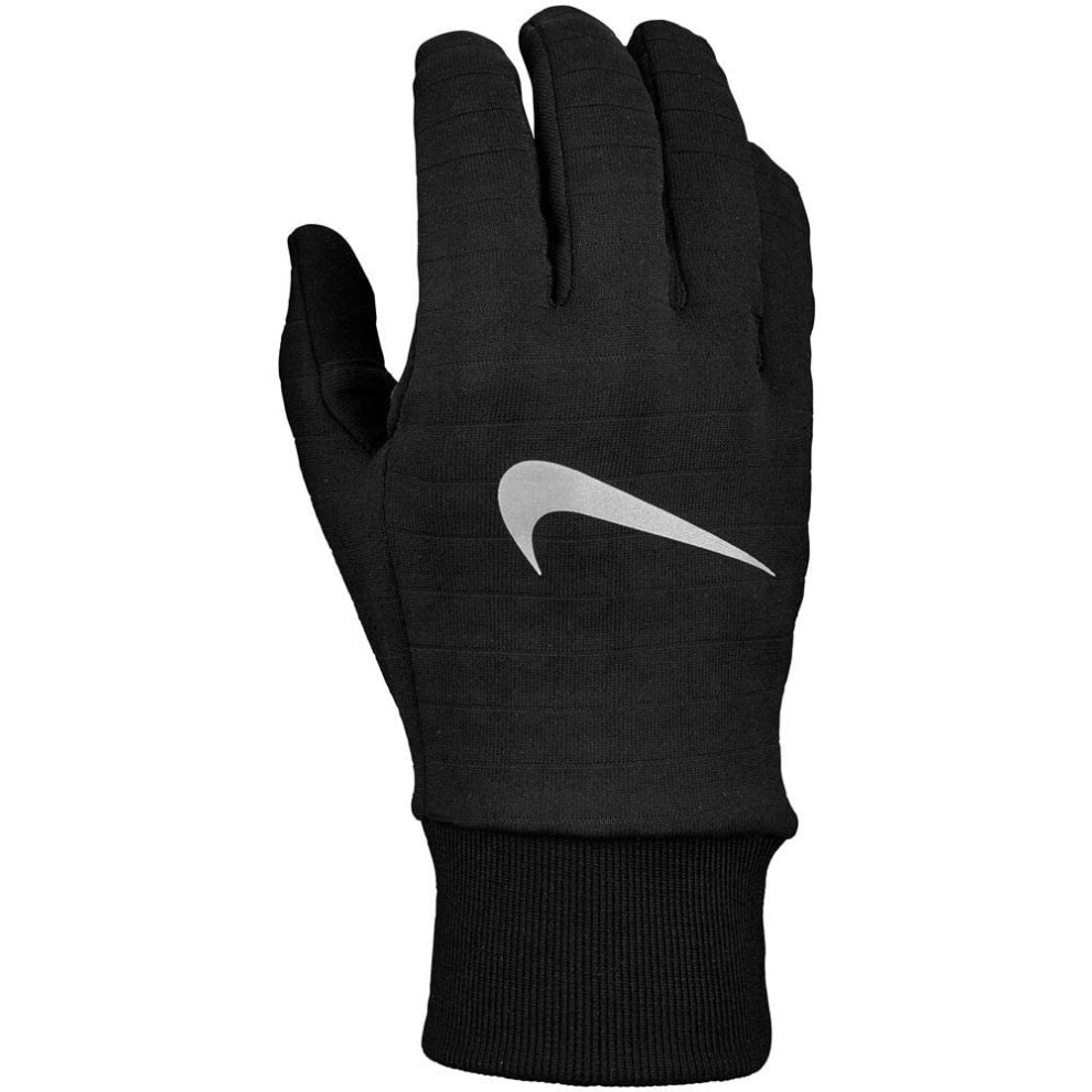 Nike Mens Sphere 3.0 Running Gloves Black | Black | Silver Small