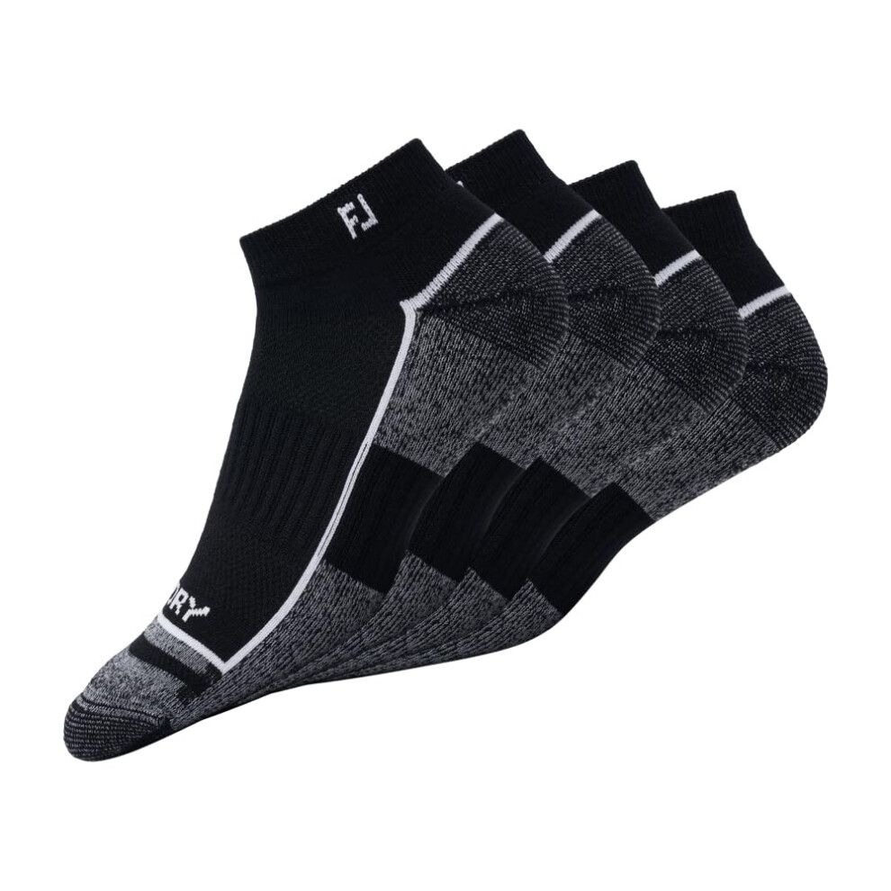 FootJoy Mens 18117d Golf Socks  Black  12-15 US